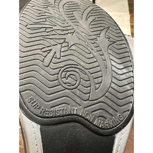 Alegria Women's‎ Black Glitter Wedge Sandals Size 40 or US 9.5-10 - Picture 11 of 13